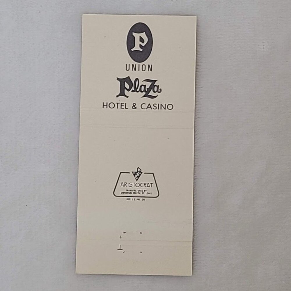 Vintage Backstage Restaurant Matchbook Cover Union Plaza Las Vegas Nevada NV - Picture 5 of 5